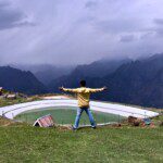 Panoramic view of Auli, a pristine winter wonderland nestled in the Garhwal Himalayas